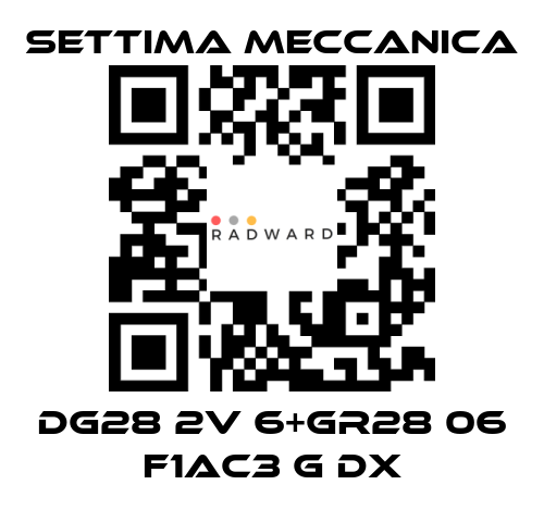 Settima Meccanica-DG28 2V 6+GR28 06 F1AC3 G DX price