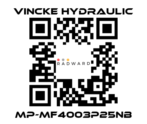 VINCKE HYDRAULIC-MP-MF4003P25NB price