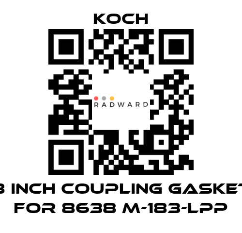 KOCH-8 INCH Coupling Gasket for 8638 M-183-LPP price