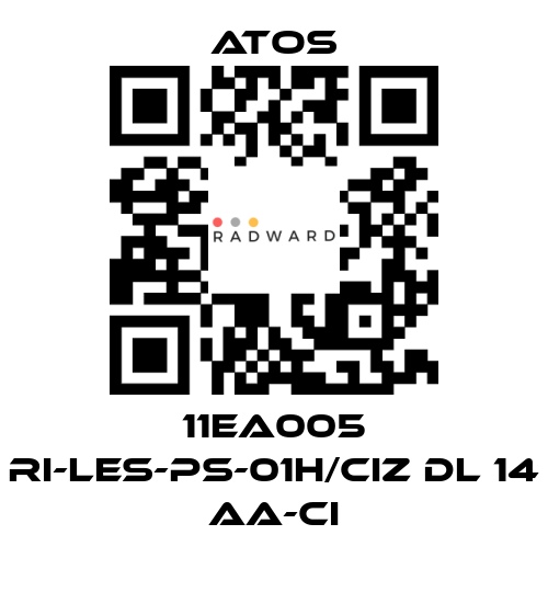 Atos-11EA005 RI-LES-PS-01H/CIZ DL 14 AA-CI price