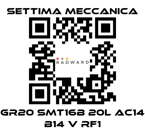 Settima Meccanica-GR20 SMT16B 20L AC14 B14 V RF1 price