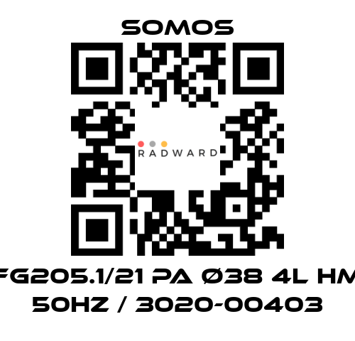 Somos-FG205.1/21 PA ø38 4l HM 50Hz / 3020-00403 price