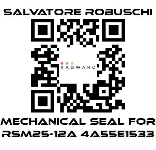 SALVATORE ROBUSCHI-mechanical seal for RSM25-12A 4A55E1533 price