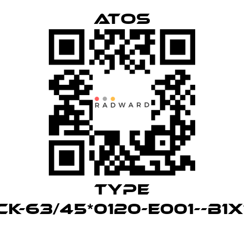 Atos-Type CK-63/45*0120-E001--B1X1 price