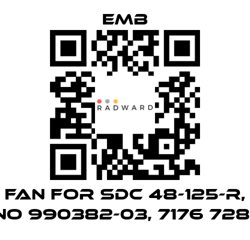 Emb-fan for SDC 48-125-R, no 990382-03, 7176 7281 price