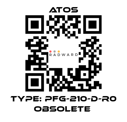 Atos-Type: PFG-210-D-R0 obsolete  price