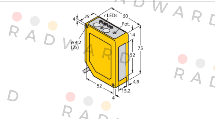 Turck-Q60VR3LAF1400 W/30 price