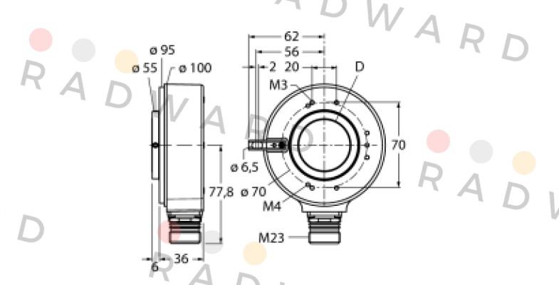 Turck-RI-42H25S4-2B5000-12M23 price