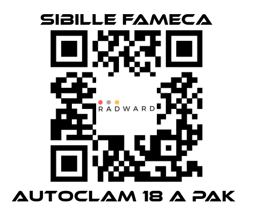 Sibille Fameca-Autoclam 18 A PAK  price