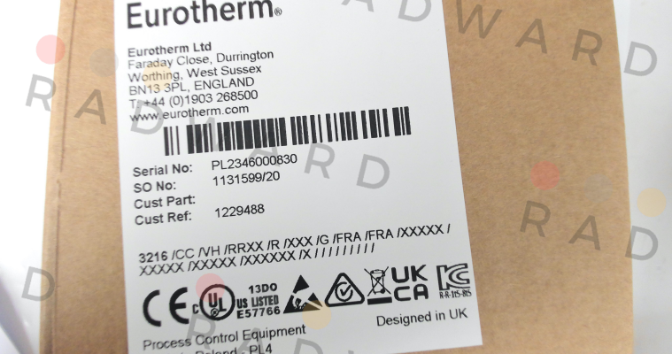 Eurotherm-3216/CC/VH/RRXX/R/XXX/G/FRA/FRA price