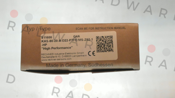 Rechner-p/n: 811600, Type: KAS-80-20-A-D22-PTFE/MS-Z02-1-HP price