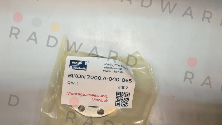 Bikon-Type 7000.A-040-065 price