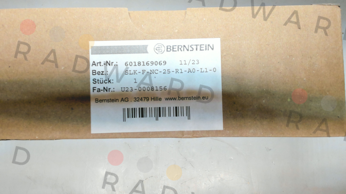 Bernstein-P/N: 6018169069 Type: SLK-F-NC-25-R1-A0-L1-0 price