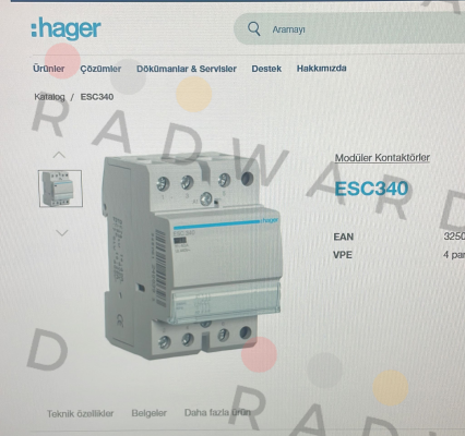 Hager-ESC340 price