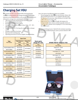 Olaer (Parker)-VGU VGU/F.25/400.8.TS2.3   PN :20214139823 price