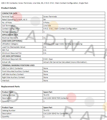 Allen Bradley (Rockwell)-100-C09D400 price