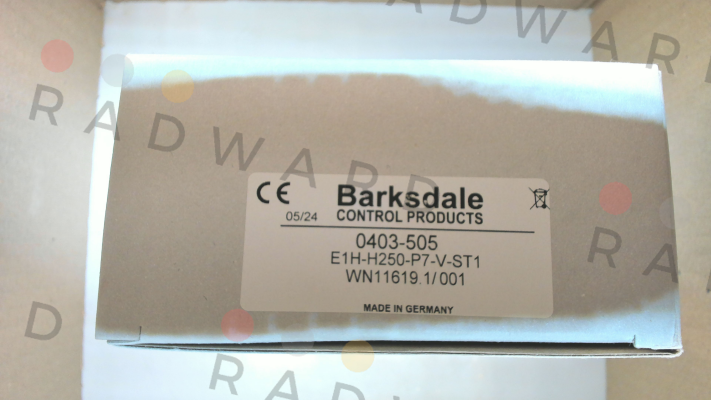 Barksdale-P/N: 0403-505, Type: E1H-H250-P7-V-ST1 price