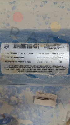 Emmegi-MGB 114 - 1110 - 4 price