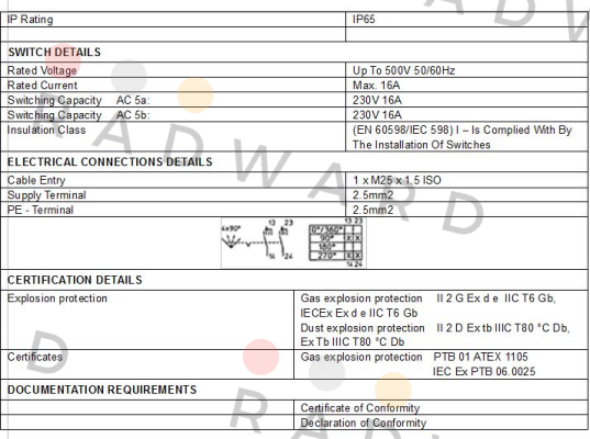 Stahl-Typ : 8040/11-V30-033-S  price