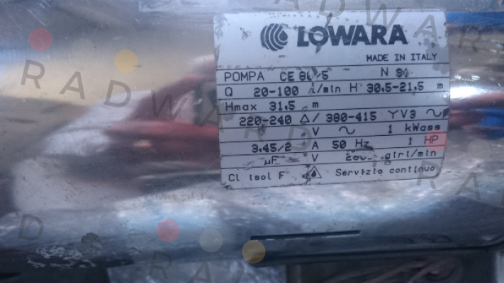 Lowara-CE 80/5  N90 price