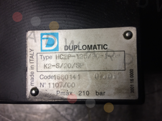 Duplomatic-HC2P-125/90-140-K2-S/20/SP  OEM  price