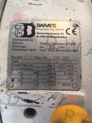 Baratti-V2-KR Var.0102 price