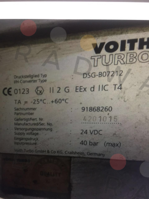 Voith-DSG-B07212  price