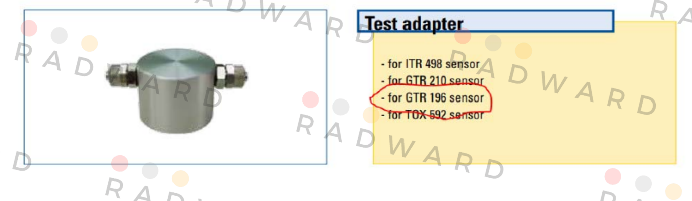 Ados-Flow adapter for GTR 196  price