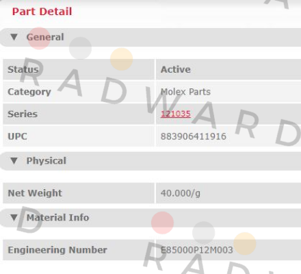 Molex-E85000P12M003  price