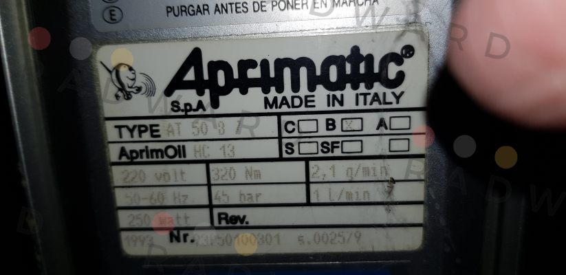 Aprimatic-AT50 B7 (41200/005)  price