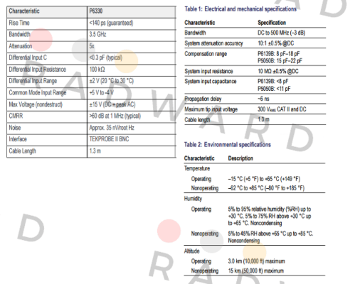 Tektronix-P6330 - obsolete, to find a replacement please specify the model of the oscilloscope price