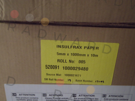 Unifrax-520091 1000029480 (51774) (1 roll=10m2)  price