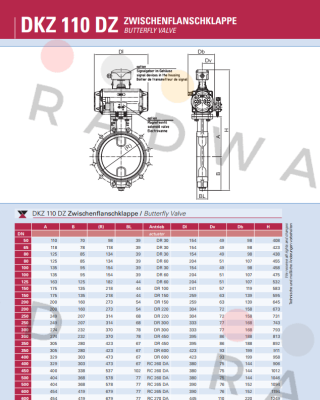 Warex-DN 200/AT 60. DR/PMV, Typ: EP 5 price