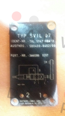 Voith-THL.5947100410 - obsolete, replaced by SVIL07SB0400-84G2/00   price