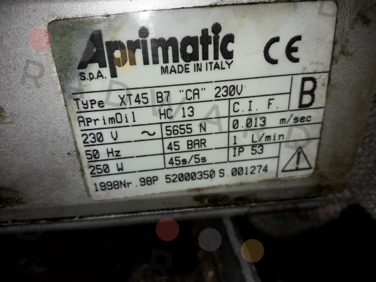 Aprimatic-XT45 B7 "CA" 230 V price