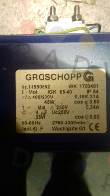 Groschopp-11550892 IGK 65-40 price