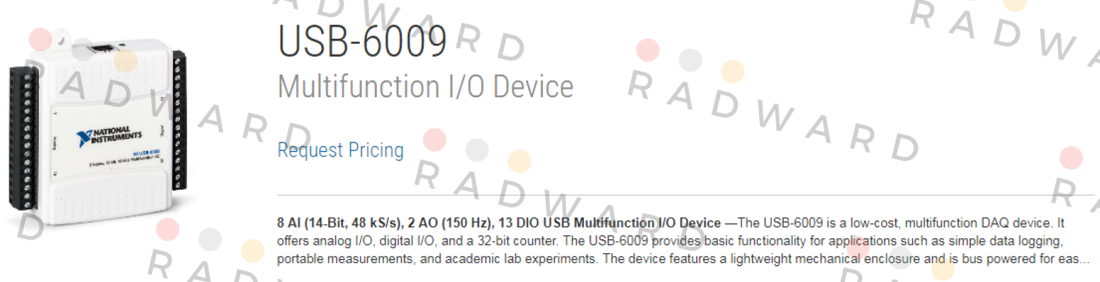 National Instruments-779026-01 / USB-6009 price