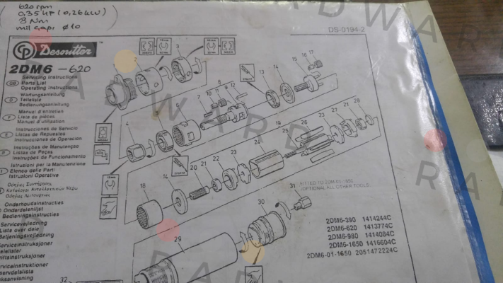 Desoutter-1413774  2DM6-620 price