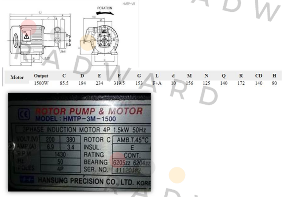 Hansung Precision-HMTP-3M-1500-204HAVB price