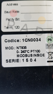 Tecsystem-P/N: 1CN0034, Type: NT935 price