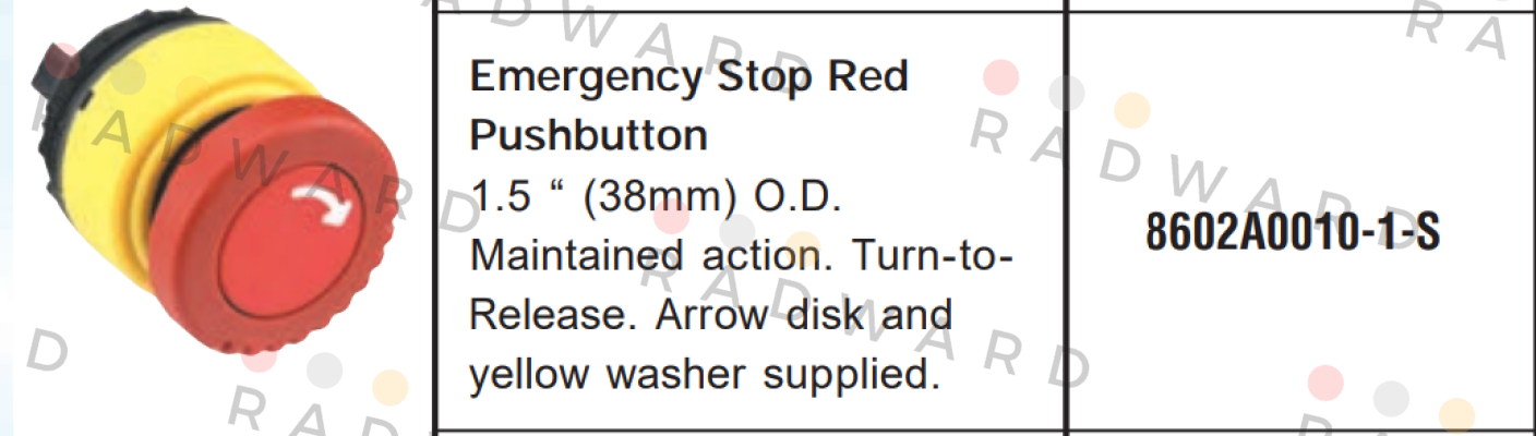 Stahl-P/N: 155458 Type: 8602A0010-1-S price