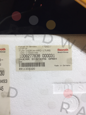 Rexroth-R911333320 price