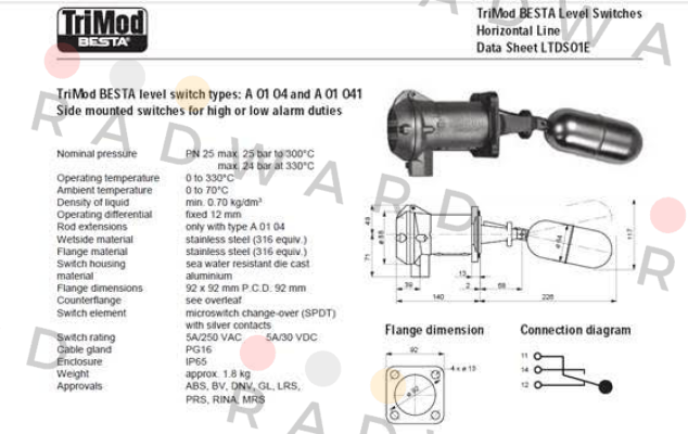 Trimod Besta-A 01 041 price