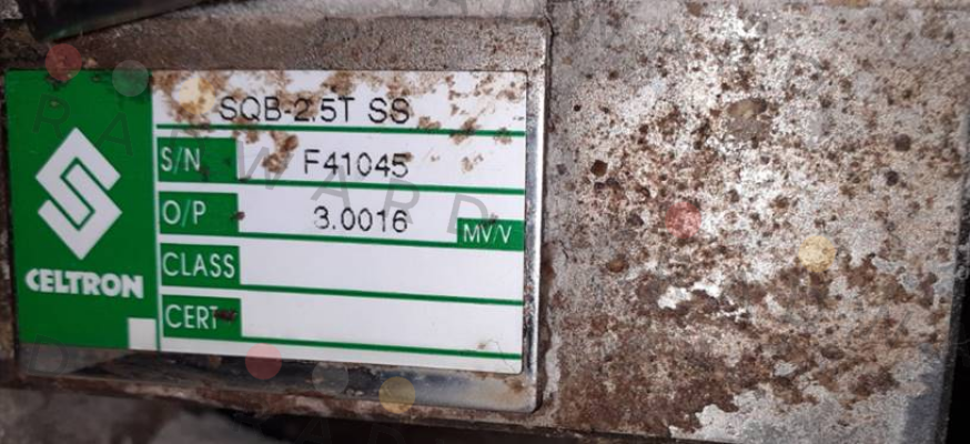 Celtron-SQB-2,5T SS S/N:F41045 old code,new code 00SQB-02T5-F0-00F price