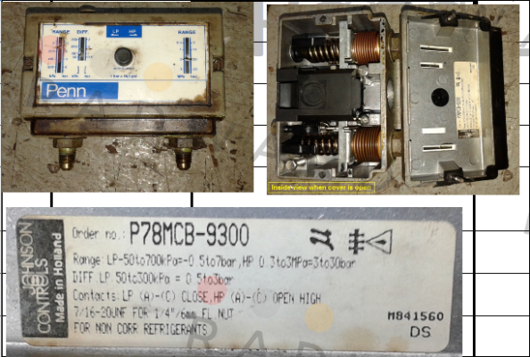 Johnson Controls-P78 MCB-9300 (P78B)  price