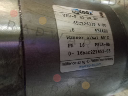 Coax-534480, Type: VSV-F 65 DR NC price