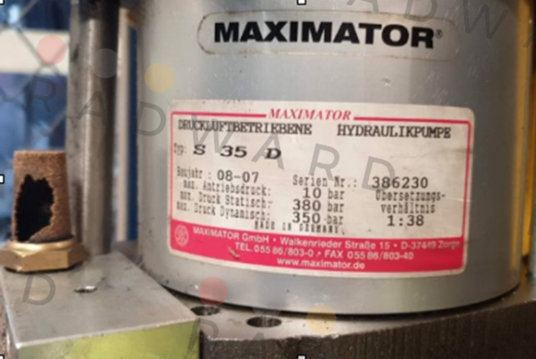 Maximator-S 35D price