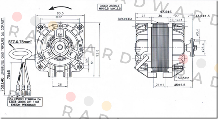 Euro Motors Italia-82E-3016/45 price