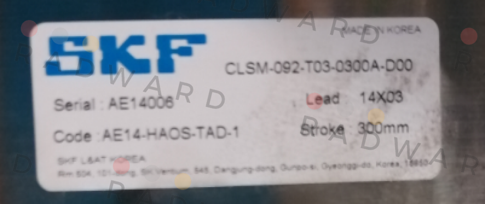 Skf-CLSM-092-T03-0300A-D00 (SK Z010115) price