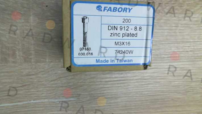 Fabory-07160.030.016 (pack x200) price